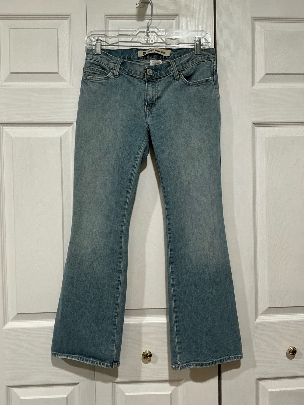 💙 Gap Ultra Low Rise Blue Denim Jeans Ankle - 4 / 27 (01558)